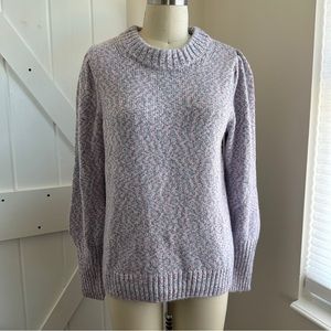 GAP Multi Colored Balloon Sleeve Sweater